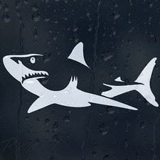 White Shark Car Or Laptop