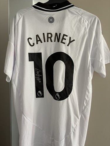 Fulham adidas white signed - white,