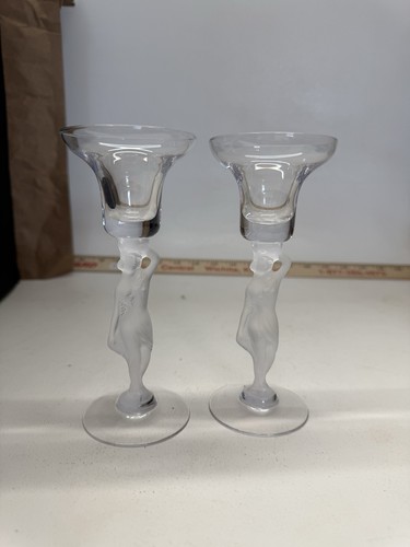 Vintage figural lady - figural, stem