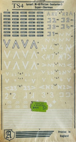 Almarks decals ts4 1 - :, 1/35