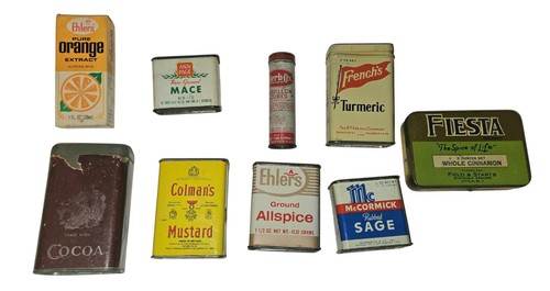 Vintage spice tin - vintage, lot