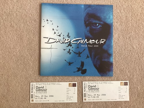 David gilmour 2006 world tour - david,