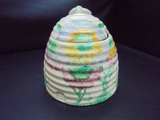 A Clarice Cliff beehive honey