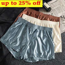 Mens Ice Silk Boxer Shorts