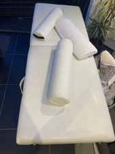 Portable White folding beauty massage bed couch table - Beauty Therapy