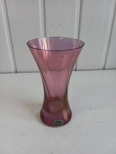 Vase Purpke Bohemia Crystal 14cm BU