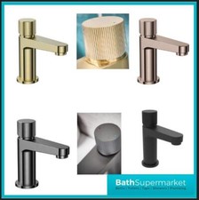 Fluted Round Mono Basin Mixer
