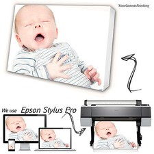 Large Personalised Canvas Prints - Your Photo Picture Image Printed & Box Framed