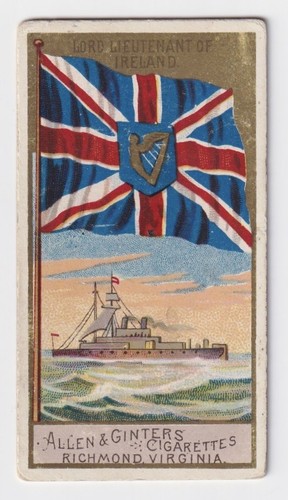 Cigarette card n17 naval - cigarette,
