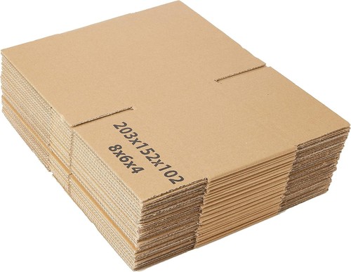 8x6x4 cardboard boxes postal - 8x6x4,