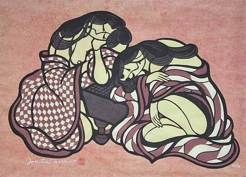 Yoshitoshi mori woodblock - yoshitoshi,
