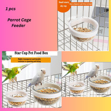 Bird Feeding Dish Cups Parrot