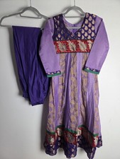 Purple Ladies Indian Dress