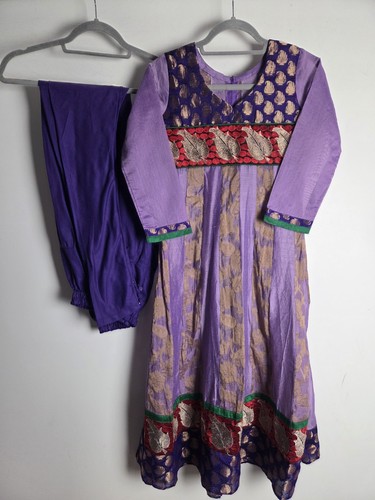 Purple ladies indian dress - purple,