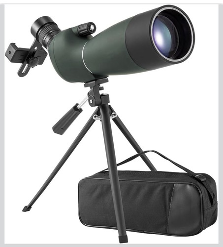 Spotting scope with tripod and - with,