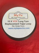 10 X Tape Loops For VOX LONG TOM Echo Tape loops NEW