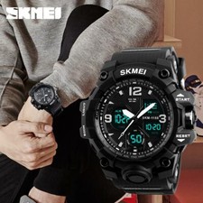 Mens Watch Army Military Alarm