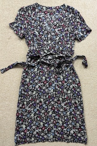 Jigsaw floral viscose dress - floral,