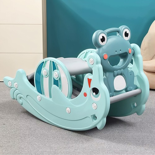 Baby frog rocking horse - rocking, slide