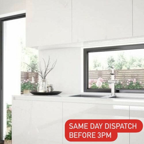Fablon glossy white sticky - glossy,