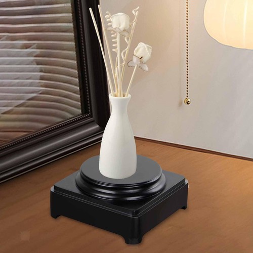 Wood panel round display base - panel,