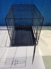 Argos Home Single Door Pet Cage Medium w/Carry Handle – Black