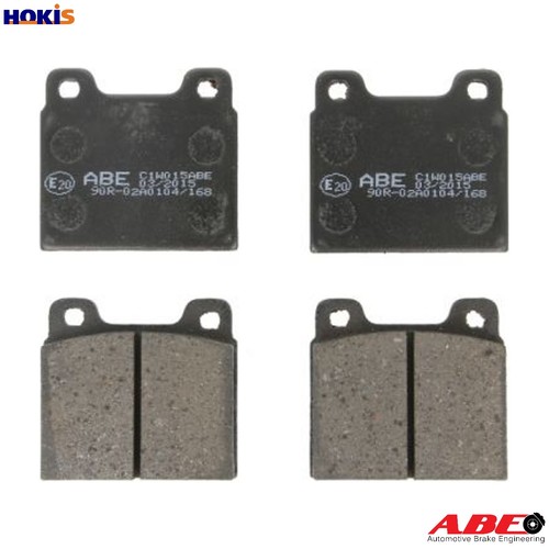 Brake pad set disc - set,