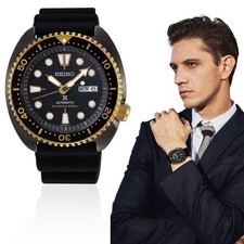 Seiko Prospex Turtle Black Gold Special Edition Diver's Watch