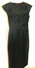 Vintage 1950s black dress by
