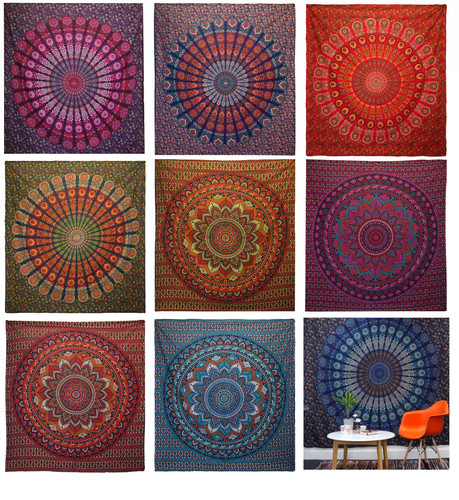 Large indian tapestry wall - large,