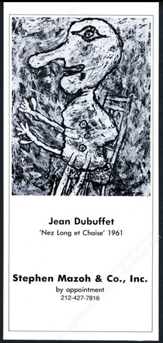 1973 jean dubuffet nez long - 1973,