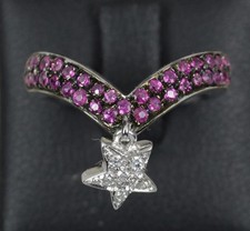 Quality 18ct White Gold Ruby