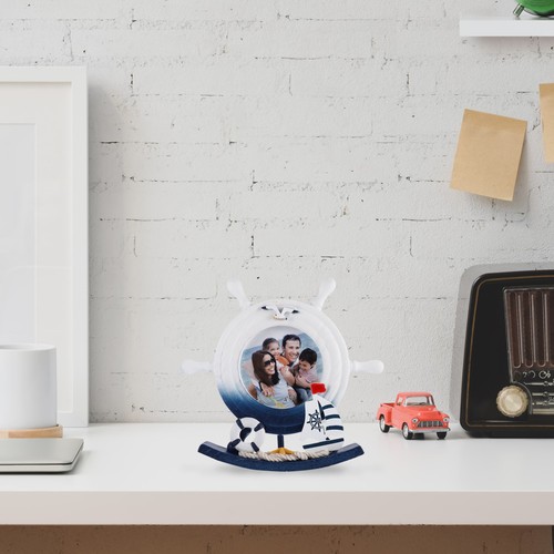 Reusable nautical photo frame - nautical,