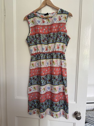 Bright boho sleeveless dress - bright,
