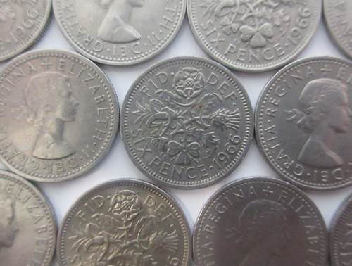 Lucky christmas sixpence - christmas, sixpence's