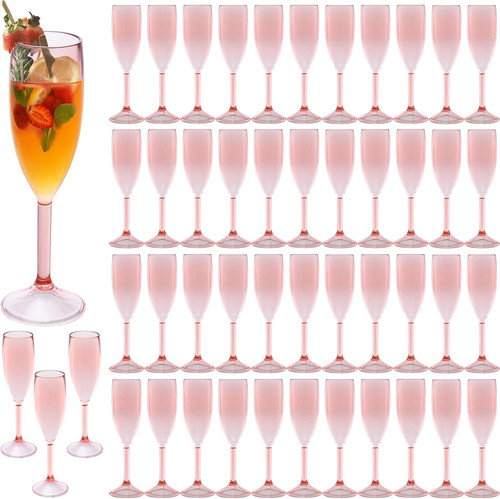 Pcs clear pink plastic - pink,
