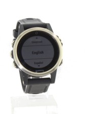 Garmin Watch Fenix 5S Sapphire Light Gold & Black Smartwatch *Good Refurbished*