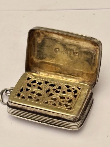 Antique silver gilt early - silver,