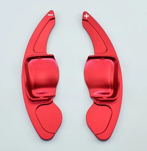 Red aluminum paddle shift - red,