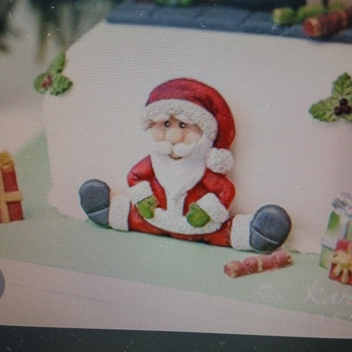 Karen davies sitting santa - karen,