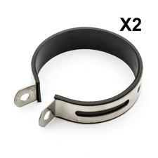 Exhaust clamp rubber strap - 2,