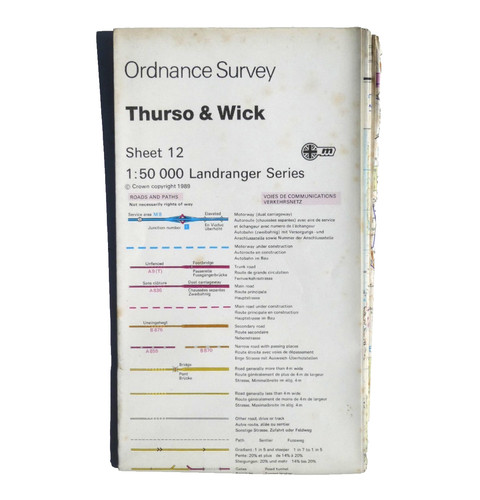 Ordnance survey 50k - survey, 12