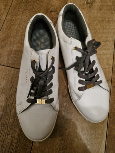 Mens ted baker white sneakers - ted,