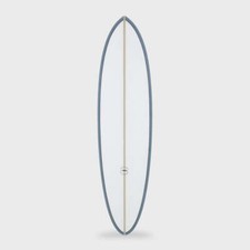 ALOHA - EZ-Mid PU PVCP Fun Surfboard 3F (1+2Future) - Steel Blue - Watersports