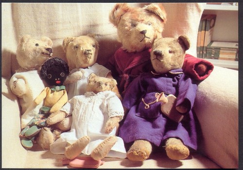 Modern postcard teddy - postcard:,