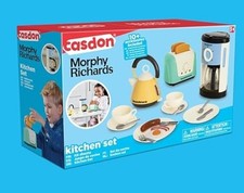 CASDON Morphy Richards Kitchen Set Pretend Play 10+ Accessories 3+ Years TH