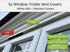 5x Window Trickle Vent Covers