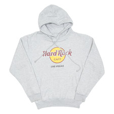 HARD ROCK CAFE Las Vegas Mens Grey Hoodie USA M