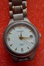 SEKONDA TITANIUM LADIES WATCH, QUARTZ, WORKING.