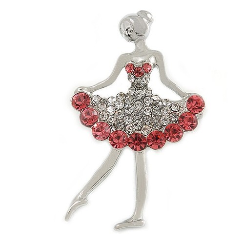 Pink clear ballerina - clear,